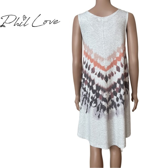 NWT Phil Love Tie Dye Mini Dress Sleeveless and Super Soft size M - Picture 4 of 8